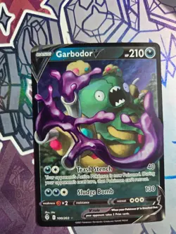 Garbodor V 100/203 Holo V Rare Evolving Skies Pokemon Near Mint - Image 1