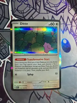 Ditto 132/165 Rare 151 Pokemon Holo Near Mint - Image 1