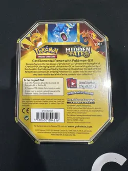 Pokemon TCG Hidden Fates Gyarados GX Tin Factory Sealed 2019 - Image 2