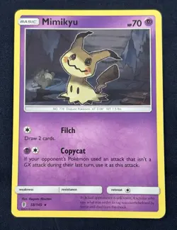 Mimikyu 58/145 Sm-Guardians Rising Holo Pokemon Single - Image 1