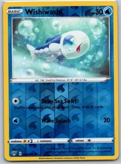 Wishiwashi 050/189 Common Darkness Ablaze Pokemon Reverse Holo Near Mint - Image 1