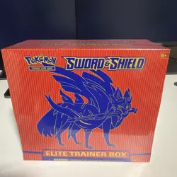 Pokemon TCG Zacian Sword and Shield ETB Elite Trainer Box New Factory Sealed - Image 1