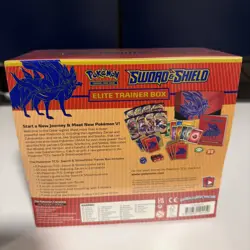 Pokemon TCG Zacian Sword and Shield ETB Elite Trainer Box New Factory Sealed - Image 2