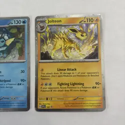 Pokemon Black Star Promo - Flareon Vaporeon Jolteon SVP 167 168 169 Cosmos Holo - Image 4