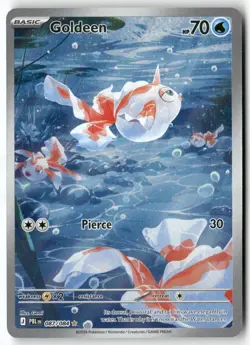 Goldeen 087/084 Illustration Rare Pitch Black Pokemon Holo Near Mint - Image 1