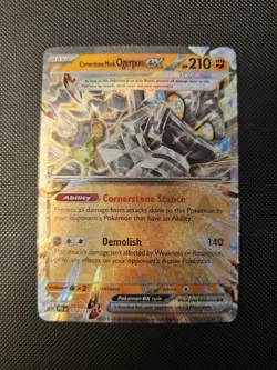 Cornerstone Mask Ogerpon ex 058/131 Holo Prismatic Evolutions Pokemon NM - Image 1