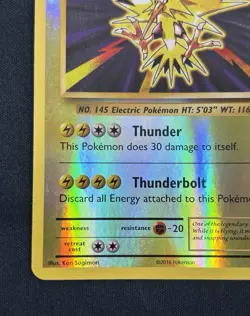 Zapdos 42/108 Evolutions Reverse Holo Pokemon Single - Image 4