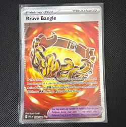 The Pokemon Company Brave Bangle 104/084 Paldea Evolved Pokemon Tool EN - Image 1