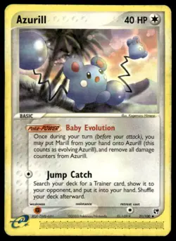 Pokemon Sandstorm #31/100 Azurill Uncommon LP - Image 1