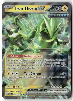 Iron Thorns ex 077/167 Double Rare Twilight Masquerade Pokemon Holo Near Mint - Image 1