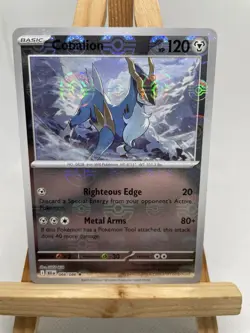 Pokemon TCG - Black Bolt - Cobalion - Pokeball - 066/086 - Reverse Holo - Image 1