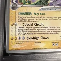 2007 Pokemon Promo Rayquanza Ex World Champion League PSA 7 NM - Image 4