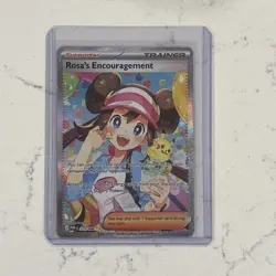 Pokemon TCG Rosa’s Encouragement Trainer SAR 123/088 English Pokemon TCG NM - Image 1