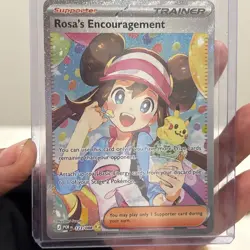 Pokemon TCG Rosa’s Encouragement Trainer SAR 123/088 English Pokemon TCG NM - Image 4