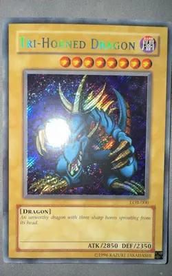 Tri-Horned Dragon LOB-000 The Legend of Blue Eyes White Dragon Unlimited - Image 1