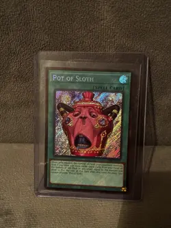 Yu-Gi-Oh! Pot of Sloth CHIM-EN061 Secret Rare Foil 1st Ed Spell - Image 3