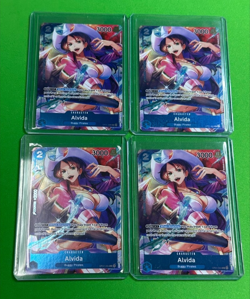 ALVIDA - One Piece TCG OP01-064 - PRE-ERRATA Box Topper - Romance Dawn Set of 4 - Image 1