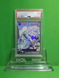 ONE PIECE 2025 THE BEST VOL. 2 GUM-GUM GIANT ALTERNATE ART OP09-078 PSA 9 - Image 1