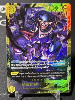 MARSHALL D TEACH - One Piece TCG OP16-119 - Secret SEC - Time of Battle - Image 1