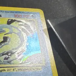 Gyarados 6/102 Base Set Holo Rare English Pokemon TCG 1999 - Image 5