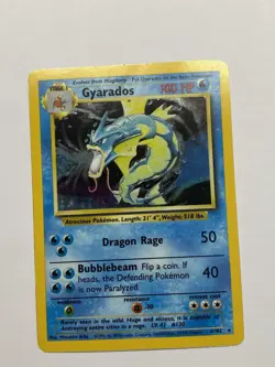 Pokemon TCG Gyarados Base Set 6/102 Holo 1999-2000 Wizards Base Set - Image 1