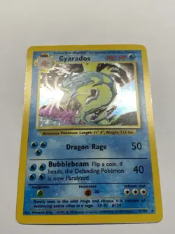 Pokemon TCG Gyarados Base Set 6/102 Holo 1999-2000 Wizards Base Set - Image 2