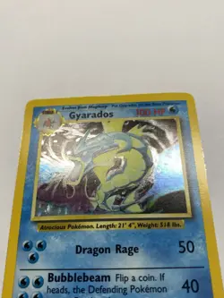 Pokemon TCG Gyarados Base Set 6/102 Holo 1999-2000 Wizards Base Set - Image 3