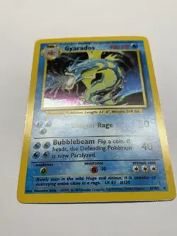 Pokemon TCG Gyarados Base Set 6/102 Holo 1999-2000 Wizards Base Set - Image 4