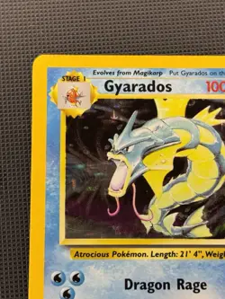 Pokemon TCG Gyarados Base Set 6/102 Holo Wotc 1999 Card Light Play Condition - Image 2