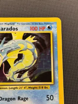 Pokemon TCG Gyarados Base Set 6/102 Holo Wotc 1999 Card Light Play Condition - Image 3