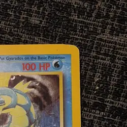 Pokemon TCG Base Set Gyarados 6/102 Holo Rare Holo 1999 English 100 HP - Image 5