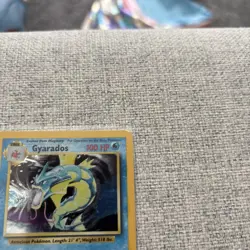 Pokemon Gyarados Holo Rare TCG Card 6/102 Base Set WOTC 1999 Vintage - Image 3