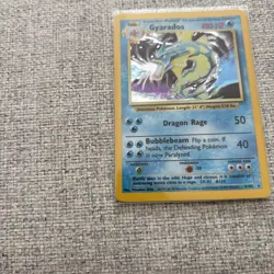 Pokemon Gyarados Holo Rare TCG Card 6/102 Base Set WOTC 1999 Vintage - Image 5