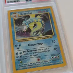 Pokemon TCG Gyarados Holo Rare 6/102 Base Set 1999 English PSA 2 - Image 3