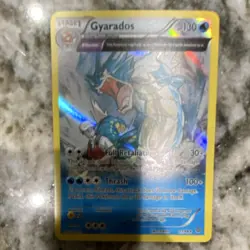 Pokemon TCG Gyarados 6/102 Base Set Holo Rare Stage 1 130 HP English 1999 - Image 1