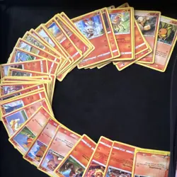 Pokemon TCG Fire-Type Card Lot Reverse Holo English Mid Era Cards - Image 4