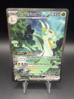 Serperior ex 164/086 SIR Holo Sv: Black Bolt Pokemon Card TCG ENG NM - Image 1