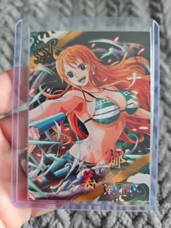 One Piece Trading Collectible Card SSR Nami Thick Cardstock 55pt - Image 1