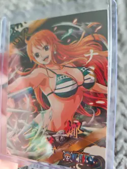 One Piece Trading Collectible Card SSR Nami Thick Cardstock 55pt - Image 2