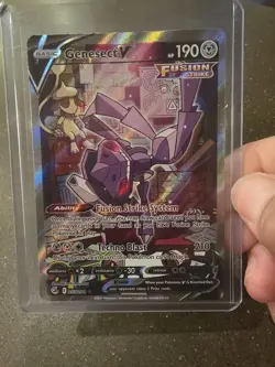 Genesect v Fusion Strike Ultra Rare Alternate Full Art Holo Card 255/264 SWSH08 - Image 1