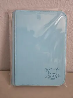 Ahhgela 4 Pocket TCG Binder 160 White Slots Standard Sized Card Bubble Blue Mew - Image 1