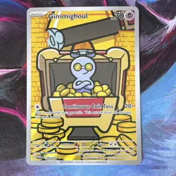 Pokemon TCG Gimmighoul Basic Psychic SV04: Paradox Rift 198/182 Card Stock - Image 1