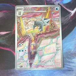 Pokemon Arctibax Illustration Rare Full Art Holo Card Paldea Evolved 209/193 - Image 1