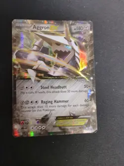 Aggron EX - 93/160 - Pokemon Primal Clash XY Ultra Rare Card Hp - Image 1