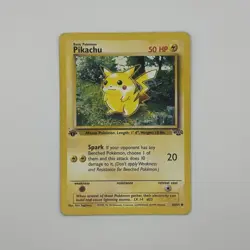 1st Edition Pikachu 60/64 Jungle Common Pokemon Card - #1 - Image 1