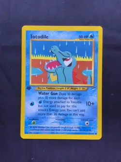 Pokemon Cards: 1st Edition Neo Destiny Common: Totodile 85/105 - Image 1