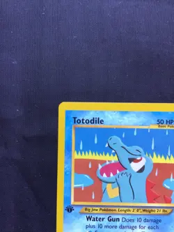 Pokemon Cards: 1st Edition Neo Destiny Common: Totodile 85/105 - Image 2