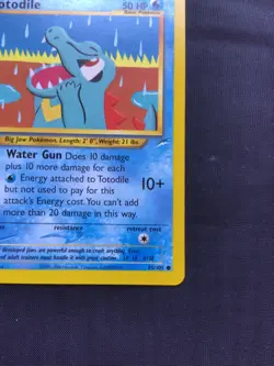 Pokemon Cards: 1st Edition Neo Destiny Common: Totodile 85/105 - Image 4