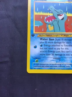 Pokemon Cards: 1st Edition Neo Destiny Common: Totodile 85/105 - Image 5