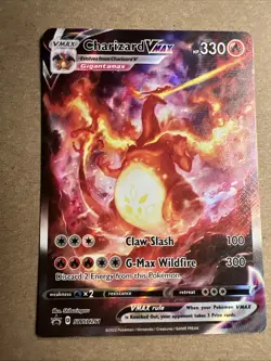 Pokemon TCG Charizard VMAX SWSH261 Black Star Promos Holo Card NM Condition - Image 1